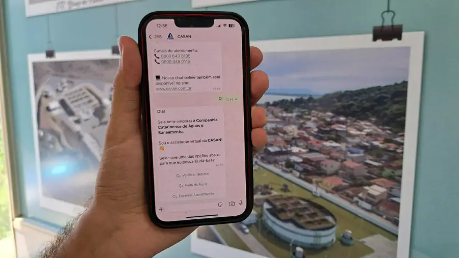 CASAN retoma atendimento via WhatsApp em novo número 1