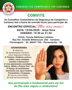 Leia mais sobre o artigo CONSEGs Campeche e Carianos promovem encontro especial sobre violência contra a mulher no Sul da Ilha