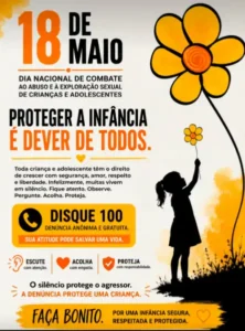 Campanha do 18 de Maio reforça combate ao abuso e à exploração sexual de crianças e adolescentes 19