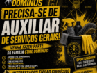 Vaga de emprego: Auxiliar de Serviços Gerais – CTME Dominus 37