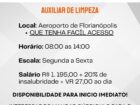 AUXILIAR DE LIMPEZA – AEROPORTO DE FLORIANÓPOLIS 4