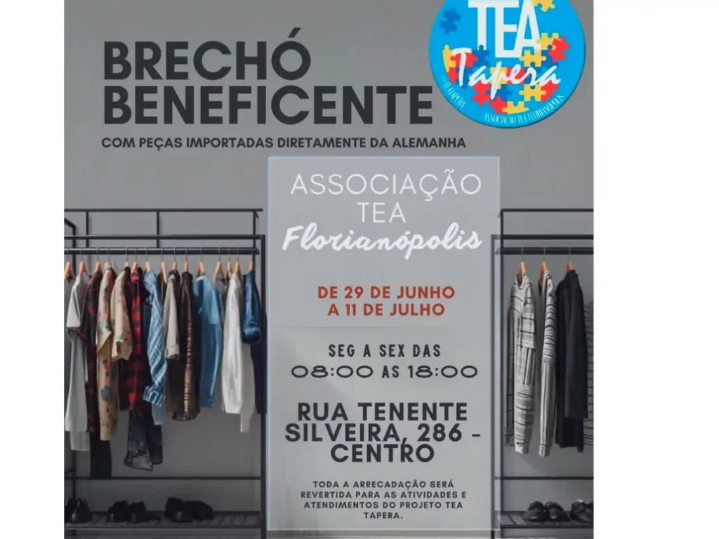 Associação TEA Florianópolis promove brechó beneficente com peças importadas 1