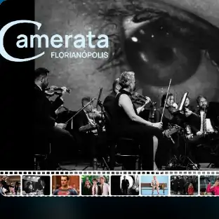 Camerata Florianópolis apresenta espetáculo com trilhas sonoras de filmes no Teatro do CIC 1 Camerata Florianópolis apresenta espetáculo com trilhas sonoras de filmes no Teatro do CIC 1