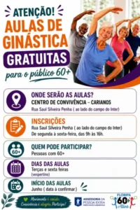 Leia mais sobre o artigo Centro de Convivência do Carianos abre inscrições para aulas gratuitas de ginástica voltadas ao público 60+