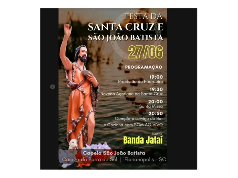 Agenda 17 Festa de Santa Cruz e São João Batista