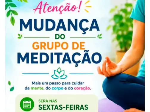 Grupo de Meditação do Alto Ribeirão passa a ocorrer nas manhãs de sexta-feira 1 Grupo de Meditação do Alto Ribeirão passa a ocorrer nas manhãs de sexta-feira 1