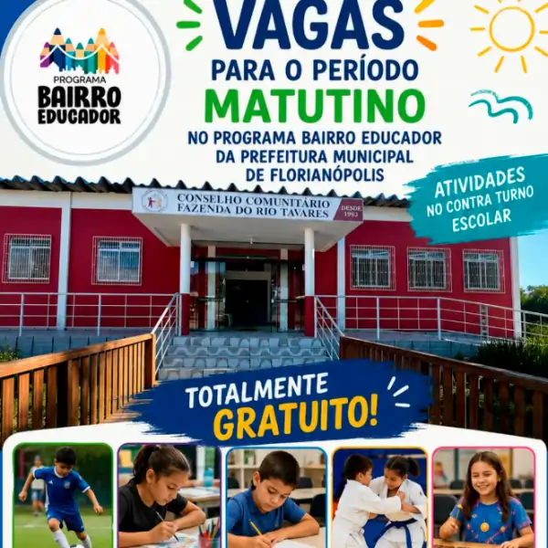 Home 25 Programa Bairro Educador no Rio Tavares