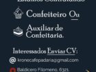 CONFEITEIRO(A) OU AUXILIAR DE CONFEITARIA