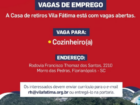 COZINHEIRO (A) - MORRO DAS PEDRAS 7