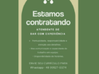 Atendente de Bar com Experiência – Campeche 15
