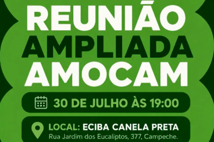 AMOCAM realiza reunião ampliada para apresentar nova diretoria e ouvir a comunidade 1 AMOCAM realiza reunião ampliada para apresentar nova diretoria e ouvir a comunidade 1
