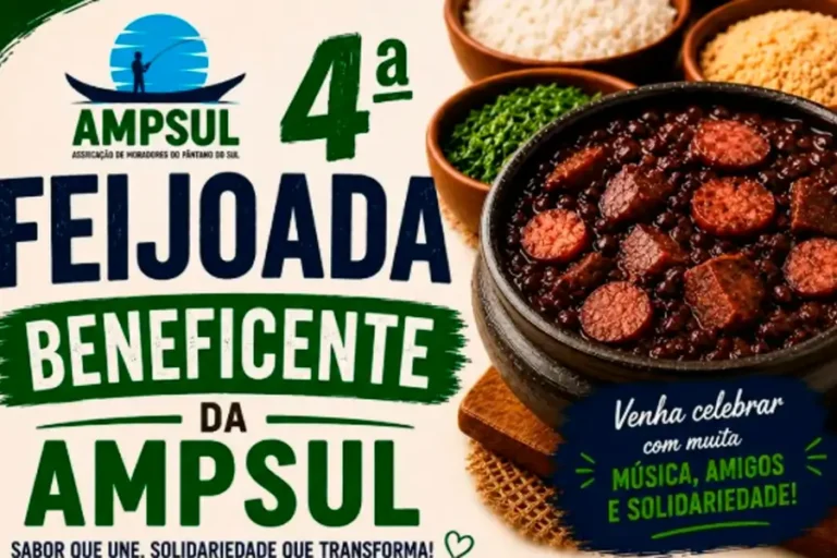 Agenda 13 AMPSUL promove 4ª Feijoada Beneficente no Pântano do Sul em agosto