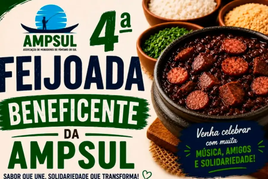 AMPSUL promove 4ª Feijoada Beneficente no Pântano do Sul em agosto 1 AMPSUL promove 4ª Feijoada Beneficente no Pântano do Sul em agosto 1