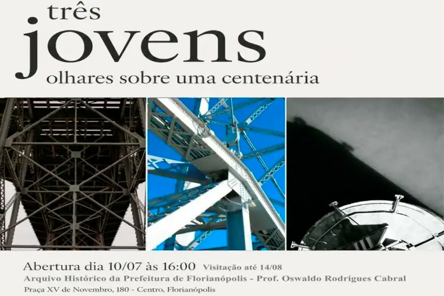 Arquivo Histórico de Florianópolis recebe exposição sobre os 100 anos da Ponte Hercílio Luz 1 Arquivo Histórico de Florianópolis recebe exposição sobre os 100 anos da Ponte Hercílio Luz 1