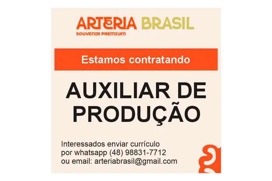 Auxiliar de Produção – Costeira do Ribeirão da Ilha 1