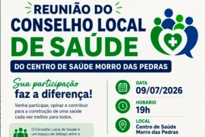 Conselho Local de Saúde do Morro das Pedras promove reunião aberta à comunidade nesta quinta-feira