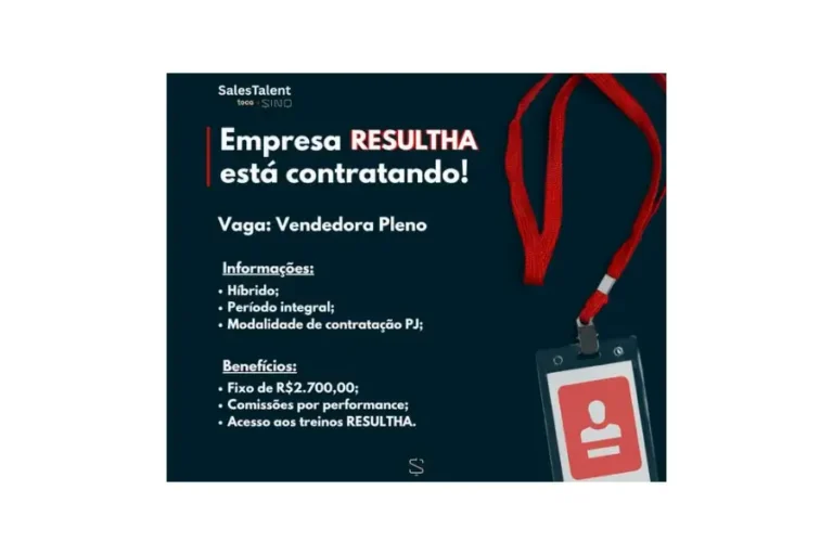 Home 39 Vendedora Pleno – Lagoa da Conceição