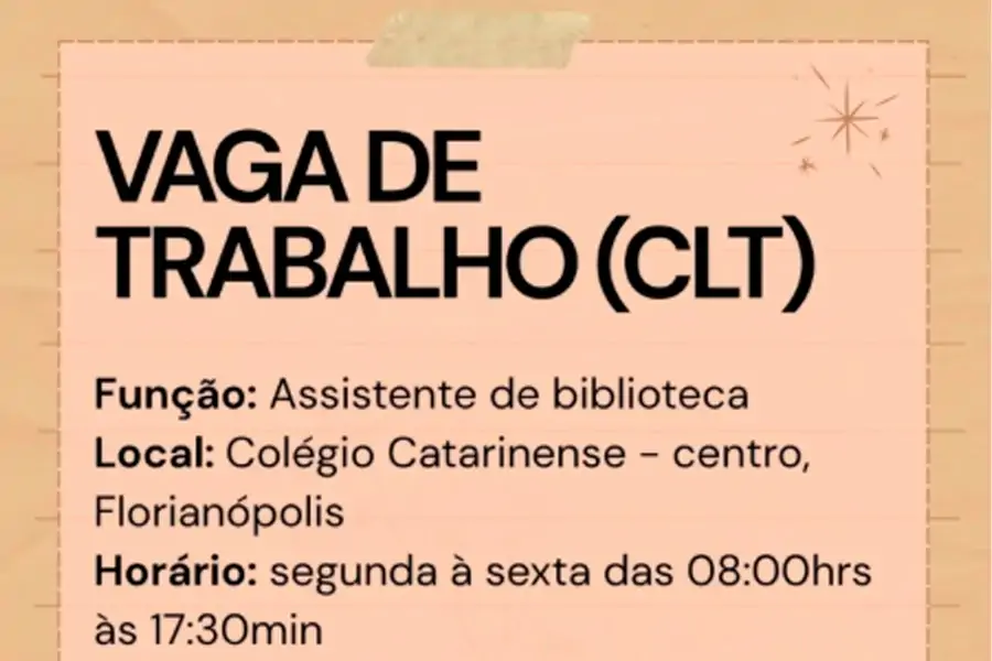 Assistente de Biblioteca – Florianópolis 1