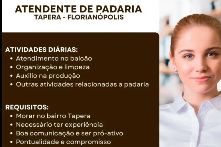 Home 40 Atendente de Padaria