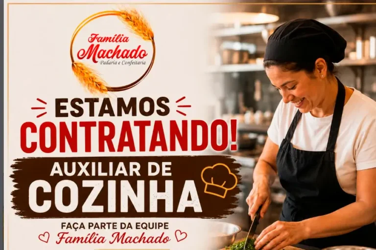 Home 45 Auxiliar de Cozinha
