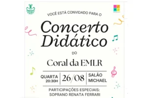 Home 7 Coral da EMLR realiza Concerto Didático no Rio Tavares