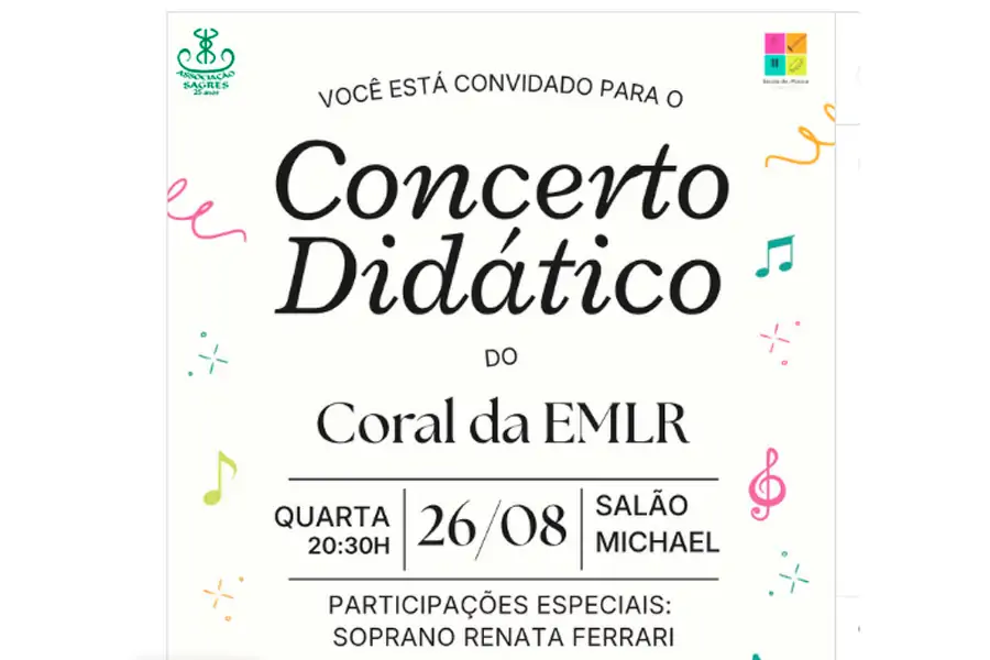 Coral da EMLR realiza Concerto Didático no Rio Tavares 1 Coral da EMLR realiza Concerto Didático no Rio Tavares 1