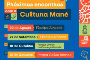 Cultura Mané divulga agenda dos próximos encontros em Florianópolis com atrações culturais e ação solidária