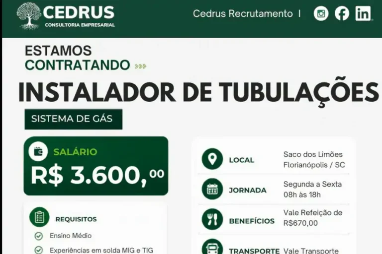 Home 42 Instalador de Tubulações de Gás