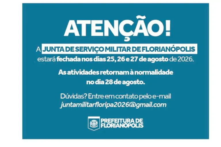 Home 20 Junta de Serviço Militar de Florianópolis