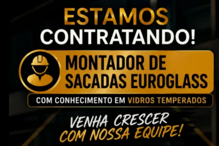 Home 41 Montador de Sacadas Euroglass
