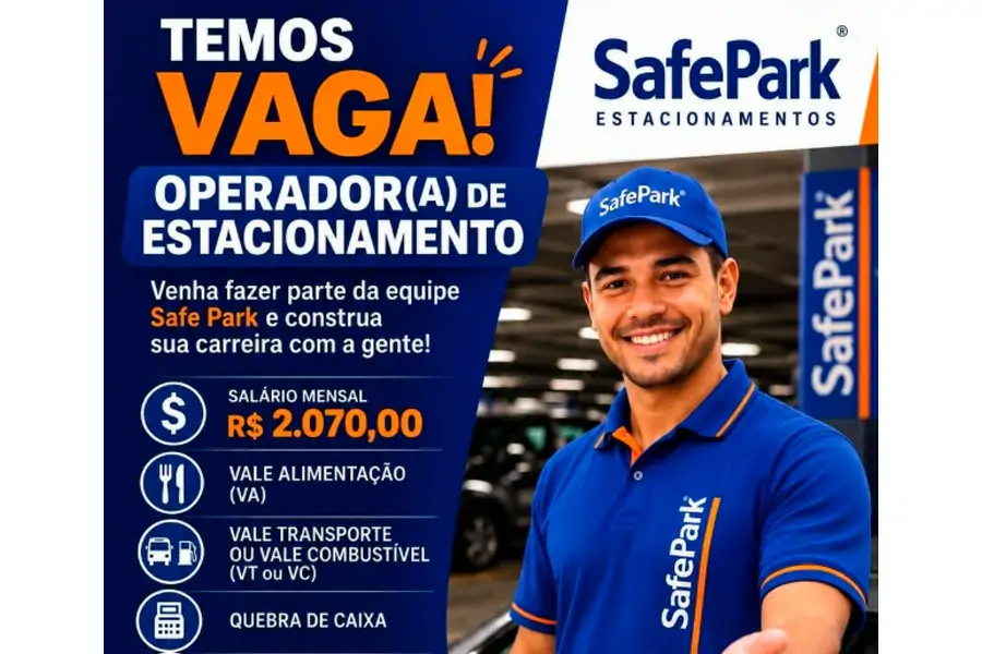 Operador de Estacionamento | Rio Tavares 1 Operador de Estacionamento | Rio Tavares 1