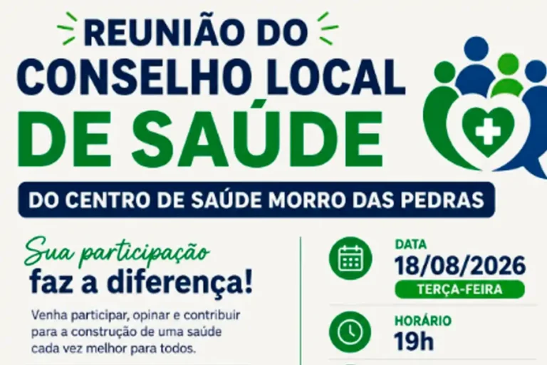 Home 24 Reunião do Conselho Local de Saúde do Morro das Pedras