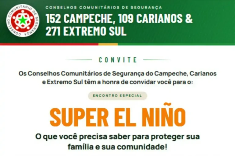 Super El Niño será tema de encontro gratuito para moradores do Sul da Ilha