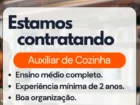Auxiliar de Cozinha