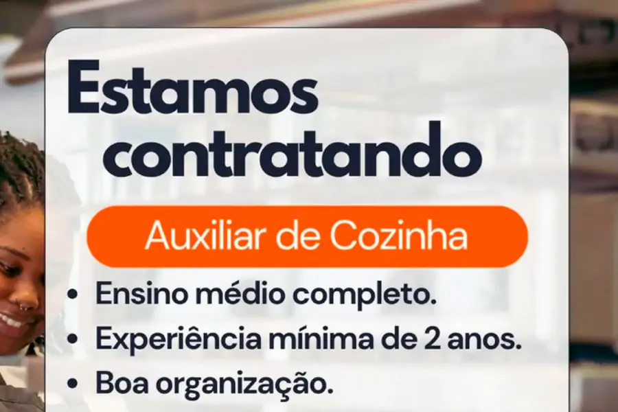 Auxiliar de Cozinha | Armação 1 Auxiliar de Cozinha | Armação 1