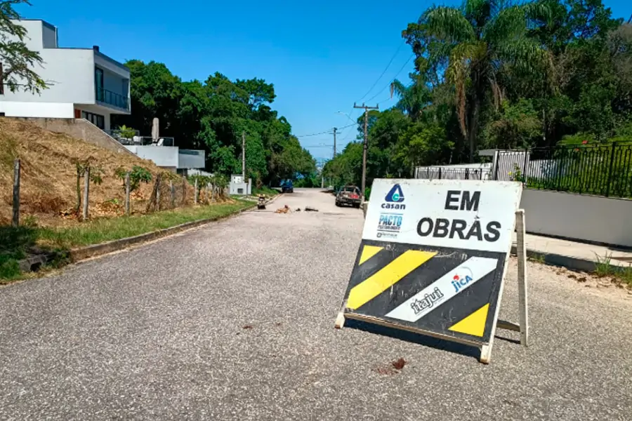 CASAN inicia obras de esgotamento sanitário nos bairros João Paulo e Monte Verde 1 CASAN inicia obras de esgotamento sanitário nos bairros João Paulo e Monte Verde 1
