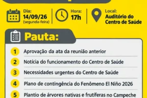 Leia mais sobre o artigo Conselho Local de Saúde do Campeche debate El Niño, áreas públicas e demandas da saúde nesta segunda-feira