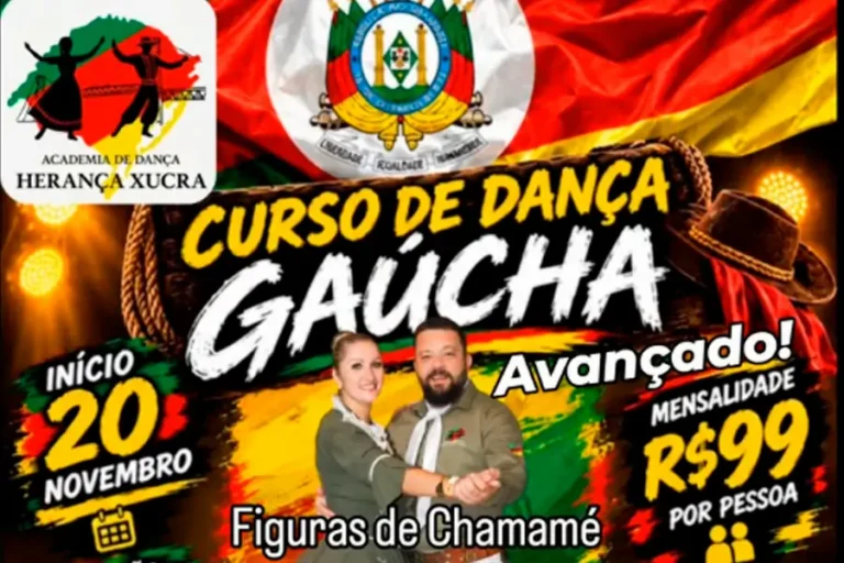 Curso de Dança Gaúcha abre turma avançada em São José