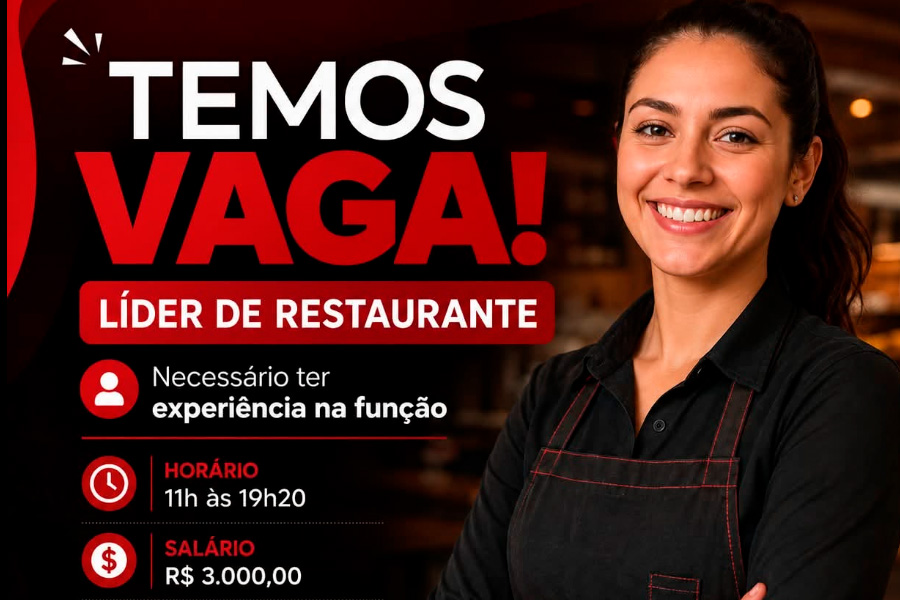 Líder de Restaurante | Sul da Ilha 1 Líder de Restaurante | Sul da Ilha 1