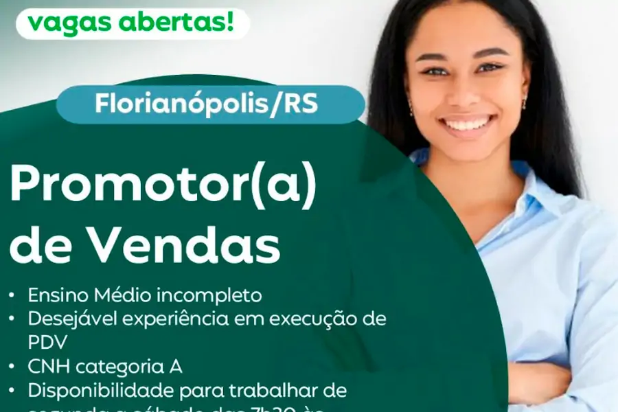Promotor de Vendas | Florianópolis 1 Promotor de Vendas | Florianópolis 1