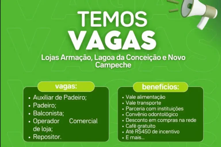 Vagas em Supermercado