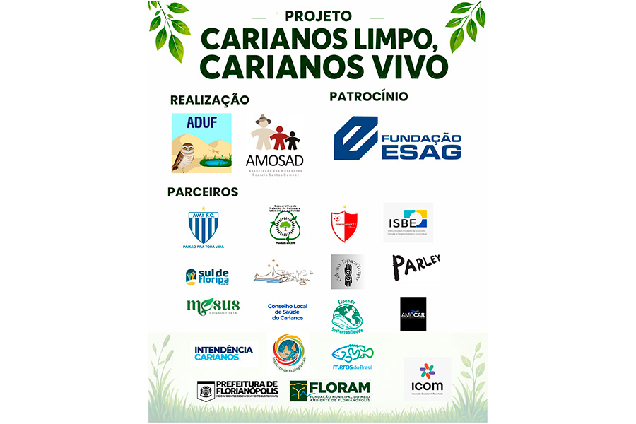 Projeto Carianos Limpo, Carianos Vivo participa do AvaíDay neste domingo na Ressacada 2 Projeto Carianos Limpo, Carianos Vivo participa do AvaíDay neste domingo na Ressacada 2