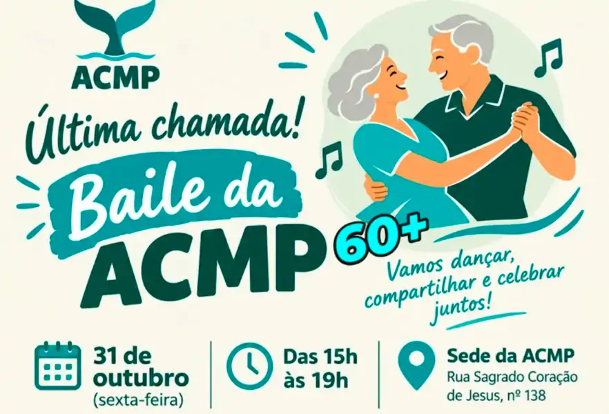 ACMP promove baile para pessoas com mais de 60 anos neste sábado no Morro das Pedras 1