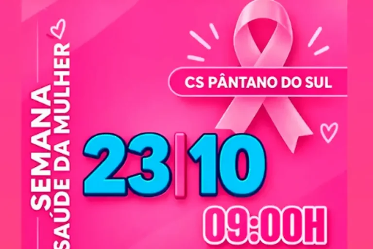 Centro de Saúde do Pântano do Sul promove atividades do Outubro Rosa nesta sexta-feira (23)