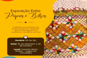 Exposição Entre Piques e Bilros valoriza tradição da renda de bilro na Lagoa da Conceição