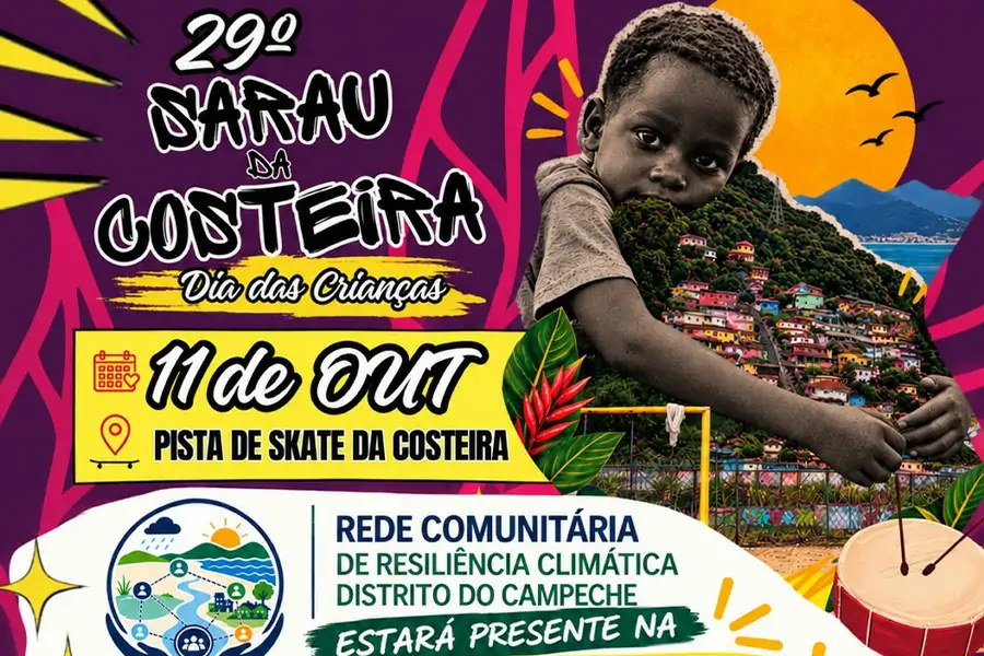 Feira de Ideias para Adiar o Fim de Floripa reúne cultura e ações de resiliência climática na Costeira 1 Feira de Ideias para Adiar o Fim de Floripa reúne cultura e ações de resiliência climática na Costeira 1