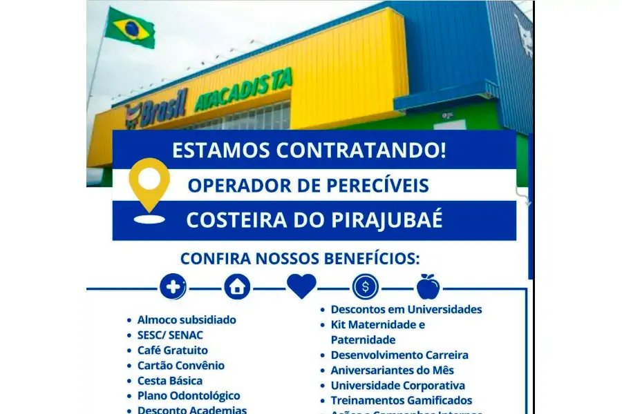 Operador de Perecíveis | Costeira do Pirajubaé 1 Operador de Perecíveis | Costeira do Pirajubaé 1