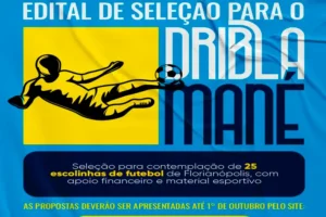 Programa Dribla Mané vai oferecer escolinhas gratuitas de futebol em Florianópolis