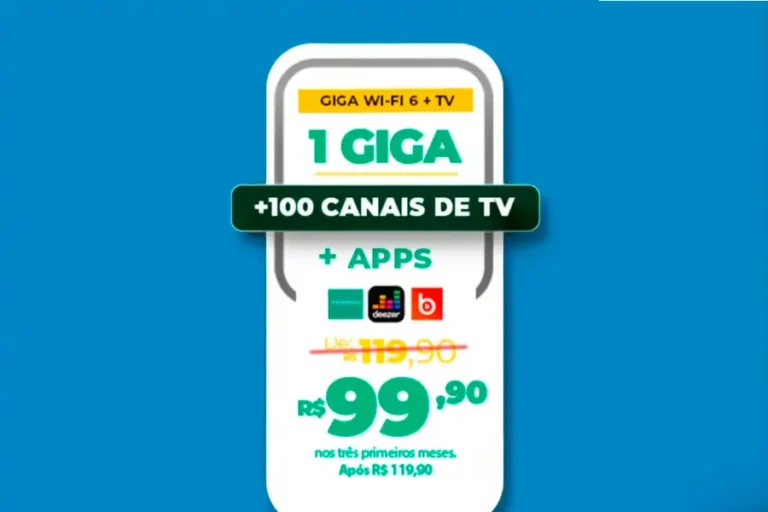 Notícias 1 ZEN oferece internet de 1 GIGA com mais de 100 canais de TV a partir de R$ 99,90